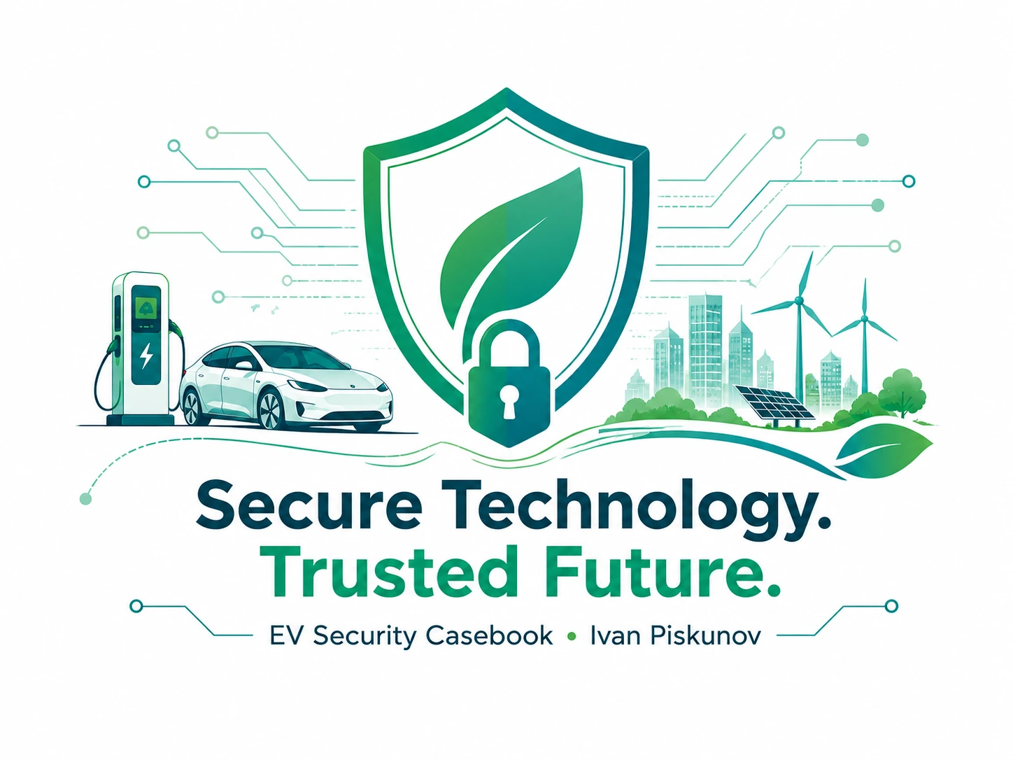 Secure technology trusted future visual